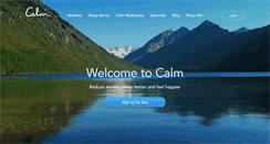 Desktop Screenshot of calm.com